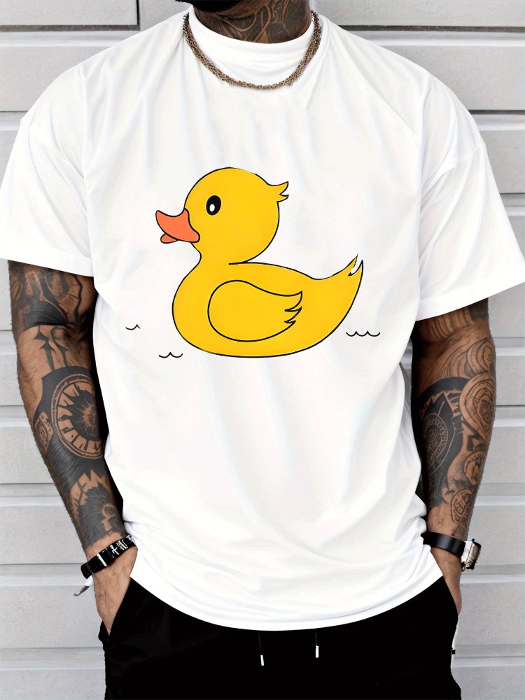 เสื้อยืดฤดูร้อนผู้ชายสีดำ พิมพ - Street Fashion Outfit For Men บทวิจารณ์และราคา