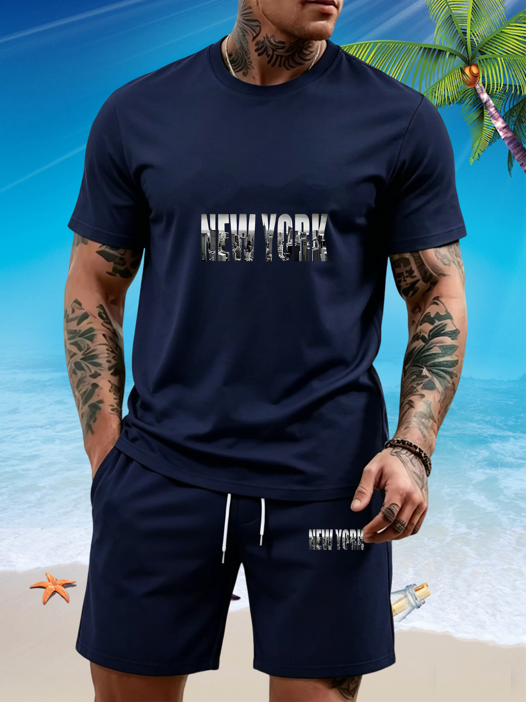 เสื้อยืดผู้ชายลายตัวอักษรนิวยอ - Street Fashion New York 2026 บทวิจารณ์และราคา
