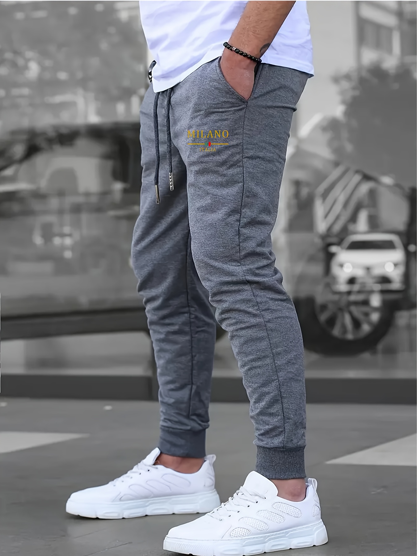 กางเกงวอร์มผู้ชายลำลองสไตล์เมื - Street Fashion Outfit For Men บทวิจารณ์และราคา