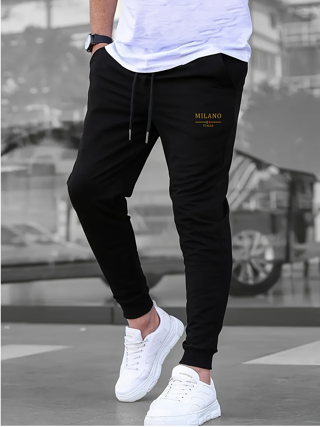กางเกงวอร์มผู้ชายลำลองสไตล์เมื - Street Fashion Outfit For Men บทวิจารณ์และราคา