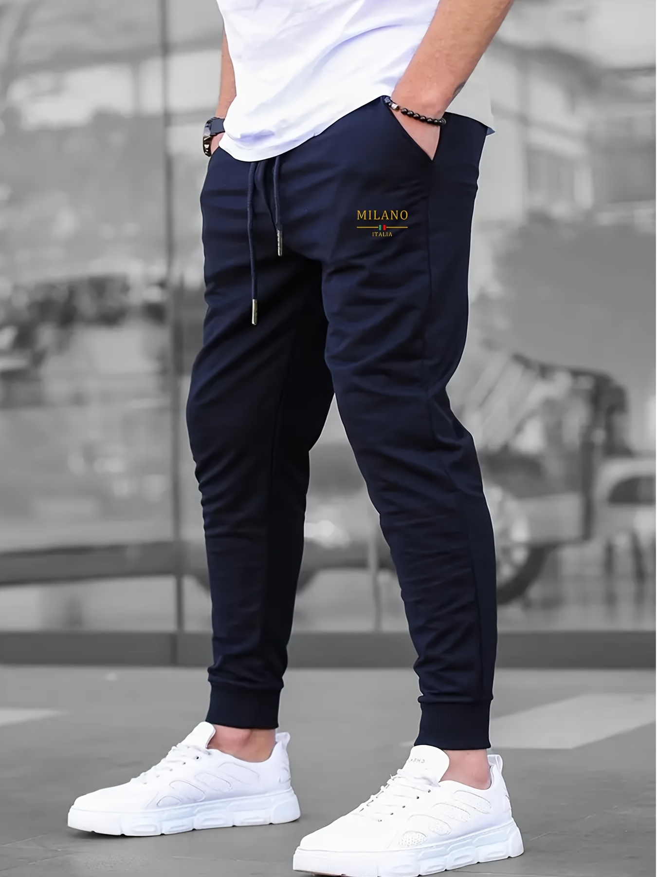 กางเกงวอร์มผู้ชายลำลองสไตล์เมื - Street Fashion Outfit For Men บทวิจารณ์และราคา