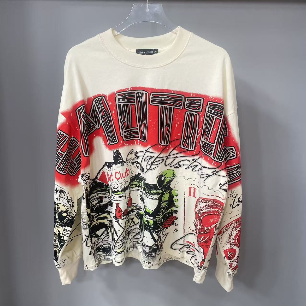 เสื้อยืดแขนยาวดีไซน์เนอร์คุณภา - Street Fashion Style บทวิจารณ์และราคา