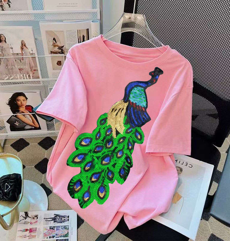 เกาหลีแฟชั่นสีชมพูเย็บปักถักร้ - Korean Street Fashion Female บทวิจารณ์และราคา