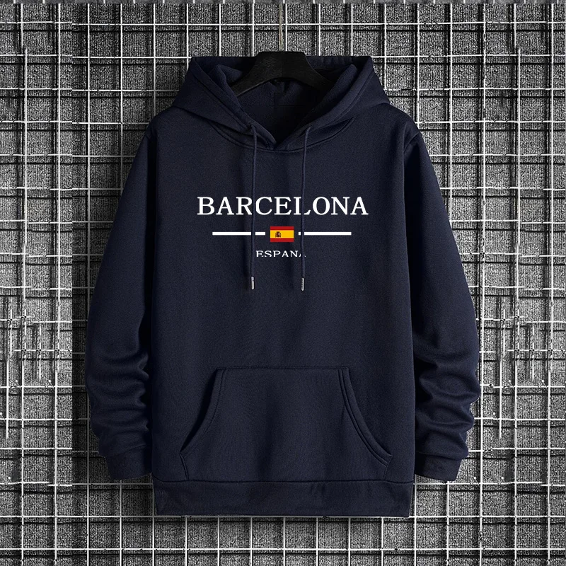 เสื้อฮู้ดสไตล์ลำลองเทรนดี้สำหร - Street Fashion Barcelona บทวิจารณ์และราคา