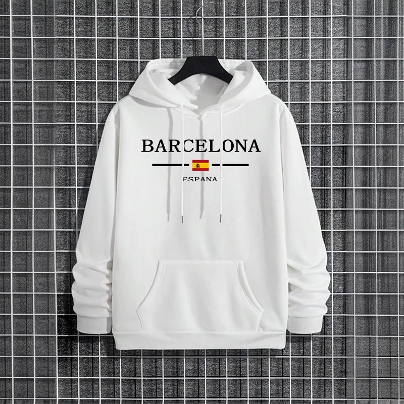 เสื้อฮู้ดสไตล์ลำลองเทรนดี้สำหร - Street Fashion Barcelona บทวิจารณ์และราคา