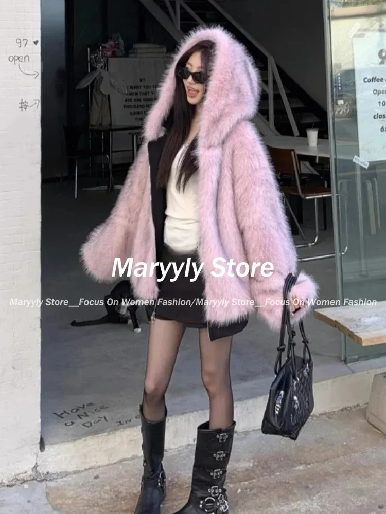 อเมริกันวินเทจผู้หญิงขนสัตว์ P - Korean Street Fashion Female บทวิจารณ์และราคา