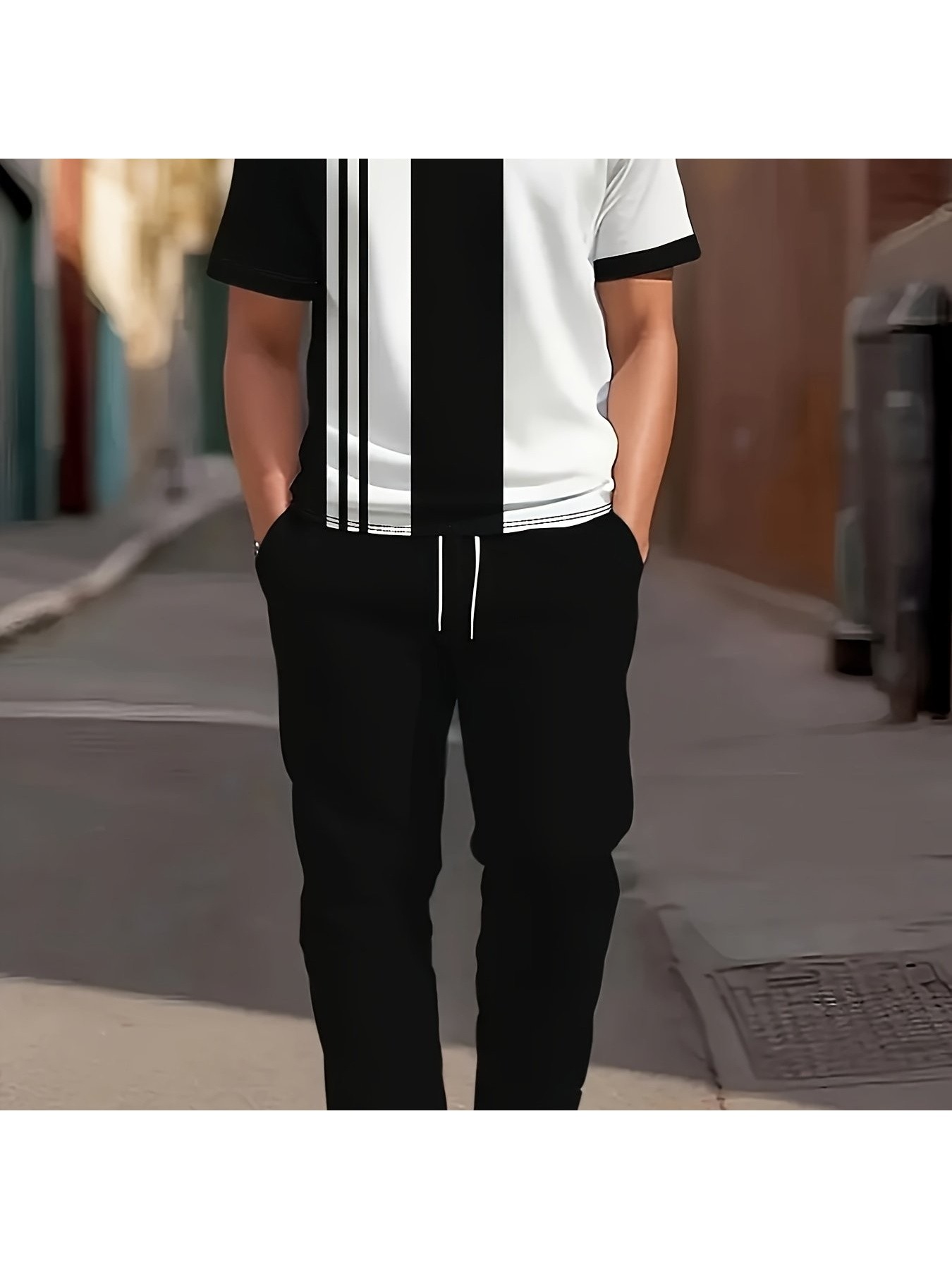 ชุดเซ็ตเสื้อแขนสั้นกางเกงขายาว - Street Fashion Style บทวิจารณ์และราคา