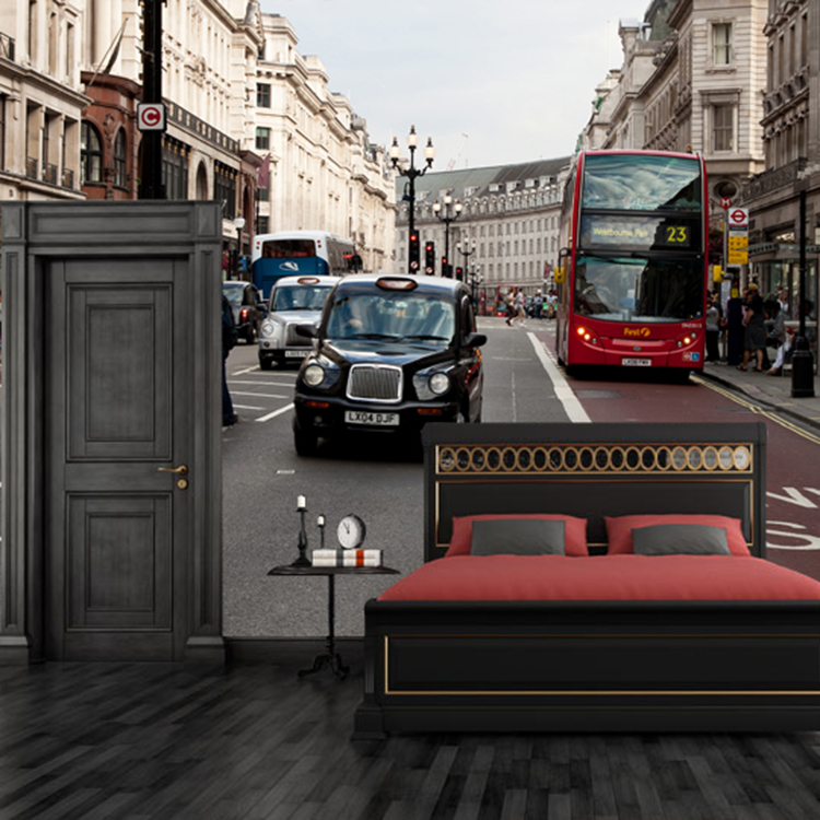 ภาพจิตรกรรมฝาผนัง 3 มิติ แบบกำ - Street Fashion Wallpaper บทวิจารณ์และราคา