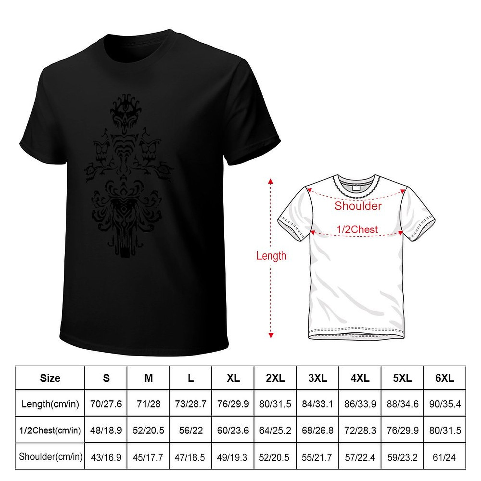 เสื้อยืดลายวอลเปเปอร์บ้านผีสิง - Street Fashion Wallpaper บทวิจารณ์และราคา