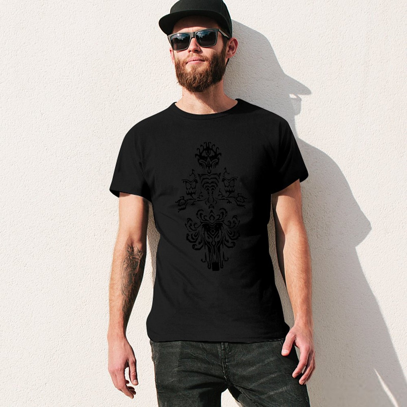 เสื้อยืดลายวอลเปเปอร์บ้านผีสิง - Street Fashion Wallpaper บทวิจารณ์และราคา
